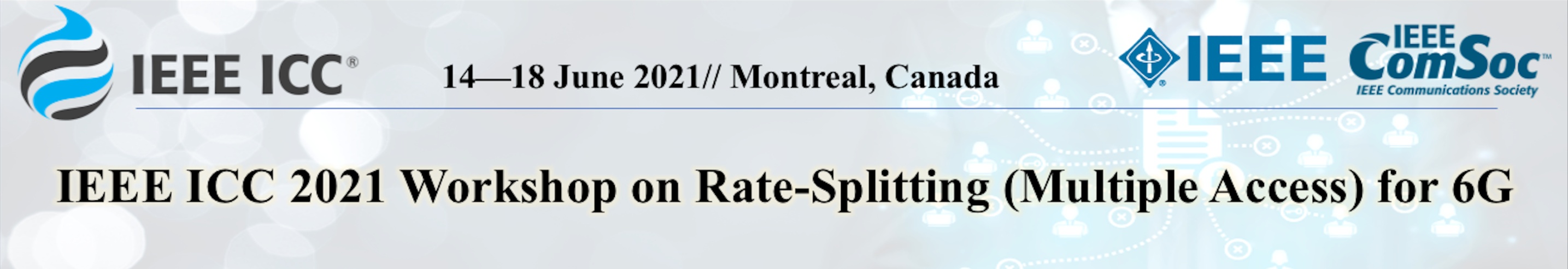 IEEE ICC 2021 Workshop on Rate-Splitting (Multiple Access) for 6G