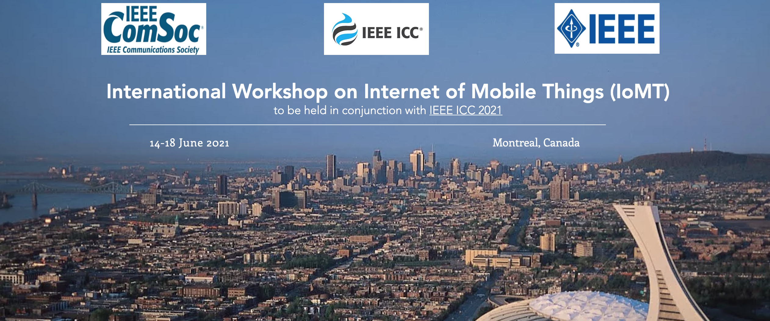 Ws 13 2nd Workshop On Internet Of Mobile Things Iomt Ieee International Conference On Communications Ieee Icc 21